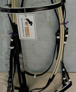 biothane bridle black workwell saddlery wwb9033