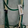 Synthetic Beta Biothane Bridles for Horses in Green ~ workwell saddlery