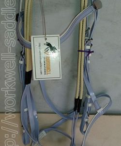 biothane bridle sky blue workwell saddlery wwb9036