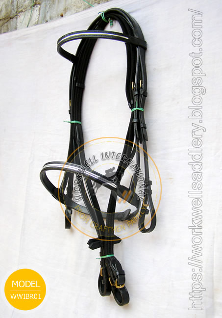 Silver Line show snaffle Bridle - WWIBR-01
