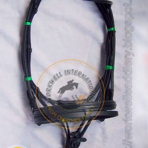 Round Browband and raised Noseband WWIBR-02