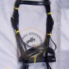 Dressage Bridle with fancy silver line Browband - WWIBR-02