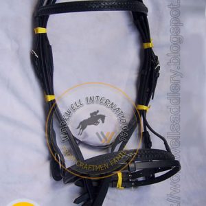 Braided raised Classic Leather Bridle – WWIBR08