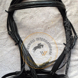 Dressage Bridle with Fancy Stitched Padded – WWIBR-14