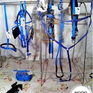 QUICK HITCH TROTTING HARNESS PRO BLUE