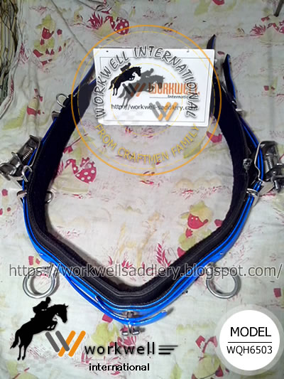 Blue, Synthetic Headpole Strap, QH Synthetic Training Saddle Pro, Country Pride quick hitch harness, Feather Weight quick hitch harness, Protecto quick hitch harness, Walsh quick hitch harness, Wellington Tack quick hitch harness, Finn Tack quick hitch harness, Zilco quick hitch harness, Extreme quick hitch harness, top mark quick hitch harness, walsh quick hitch harness, ELITE quick hitch harness, Finntack quick hitch harness, harness supplier, wholesale horse supplies, wholesale equine supplies, Lightweight, easy cleanup, LITE-N-TUFF, waterproof, PVC Coating, PVC Webbing, Beta webbing, Biothane webbing, beta material, PCN or Beta material, PVC Coated, TPU Coated, polyester Coated, International Lite-N-Tuff 1600 Harness - Complet, Lite-N-Tuff 1600 Harness Complete - US Style - 1600LNT, Lite-N-Tuff 1600 Harness Kit - US Style - 1600-KIT, PRO II 1800 Harness - Complete - US Style - 1800H, PRO II 1800 Harness - Kit - US Style - 1800-KIT, Leather Harness 500 Complete - US Style - 500H, Leather Harness 500 Kit - US Style - 500-KIT, Walsh Nylon Double Ring Race Caveson, Walsh 1800 All-Synthetic Harness, Walsh 1500 Harness, Walsh Pony Race Harness, Zinger Ultra Harness, Rich Tack Rag On The Pad Kit, Xtreme Advantage Harness, Walsh 1600 Race Harness Complete - TB, Feather-Weight 1800 Synthetic Standard Race Harness, Feather-Weight 1600 Lite N Tuff Nylon Race Harness, Finn Tack Quick Hitch Harness Pro, Walsh 500 Leather Harness, Walsh Kant C Back Blinds For Race Bridle, Walsh Blinds for Race Bridle, Striper Waterproof Saddle Pad 40inch Walsh, Saddle, Harness back saddle, Head check, Qh racing saddle, Head pole straps, Forged stainless steel coupler