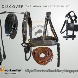 PAIR SHOW HARNESS GENUINE LEATHER – WDH7744