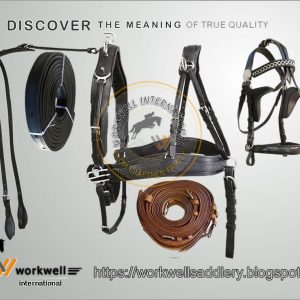 PAIR SHOW HARNESS GENUINE LEATHER – WQH7746