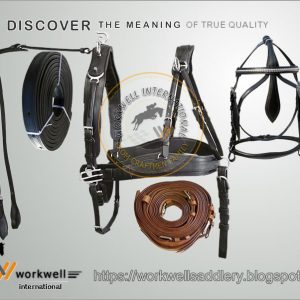 PAIR SHOW HARNESS GENUINE LEATHER – WQH7748